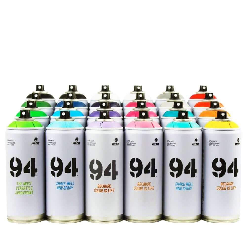 Latas de sprays mate MTN 94